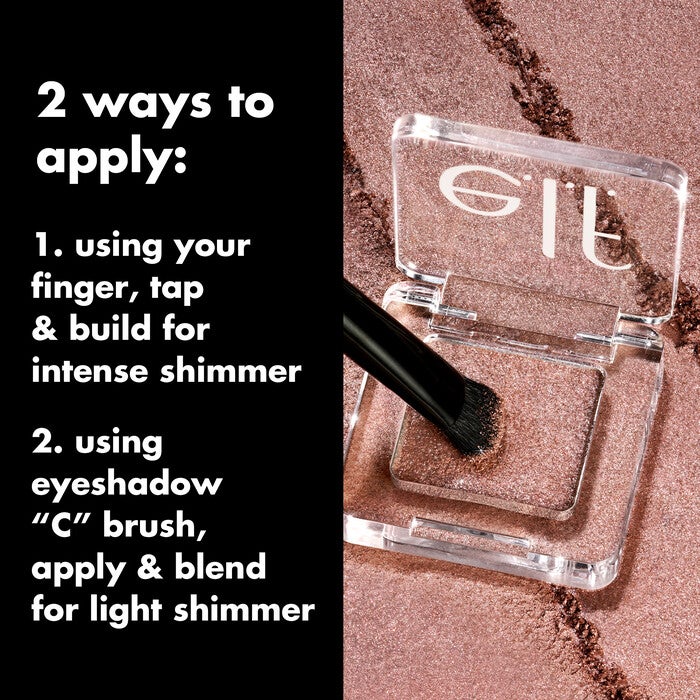 how to apply glitter eyeshadow