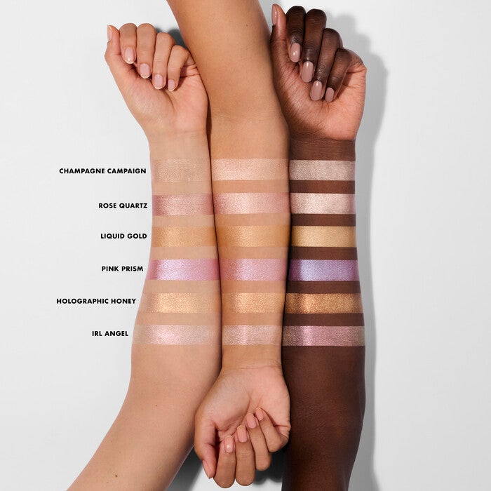 Halo Glow Highlight Beauty Wand, Holographic Honey - Yellow to Orange Shift