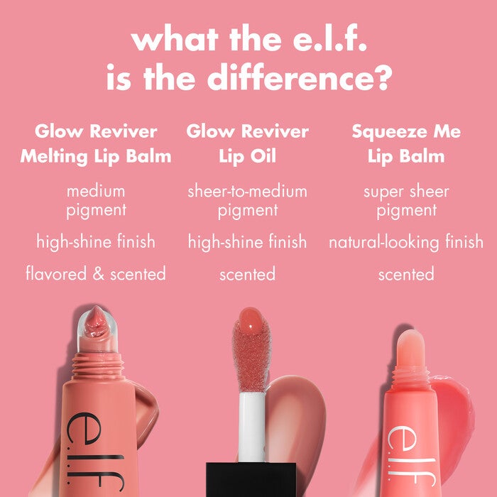 Glow Reviver Melting Lip Balm, Wild Cherry - Red
