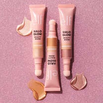 Halo Glow Highlight Beauty Wand, Holographic Honey - Yellow to Orange Shift